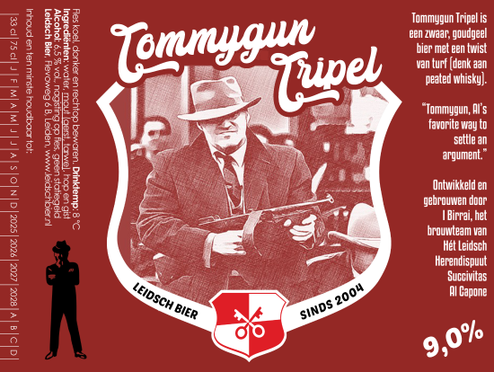 Tommygun Tripel, etiket 2024